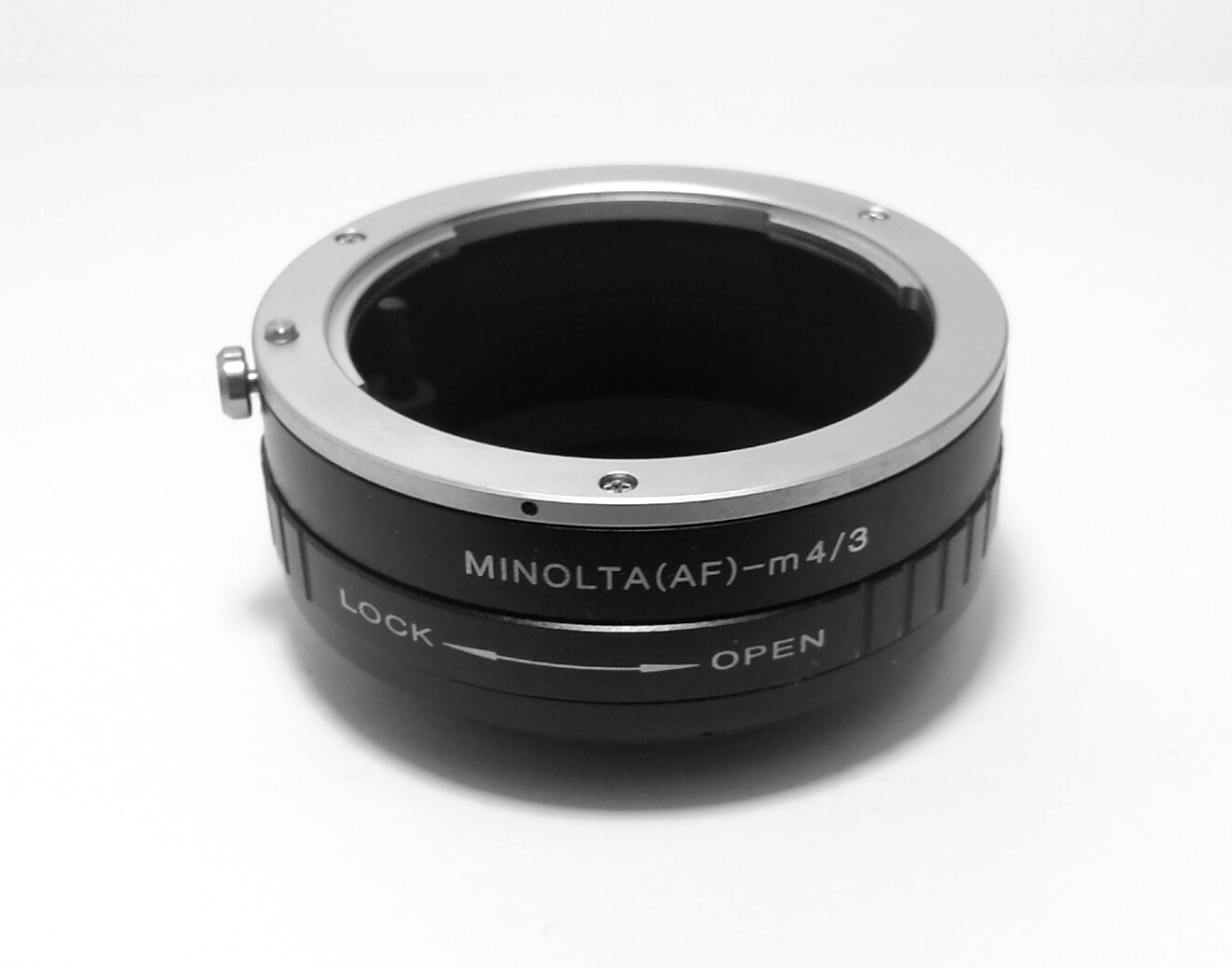 Minolta (Sony)AF Lens to Mirco 4/3 Camera Body